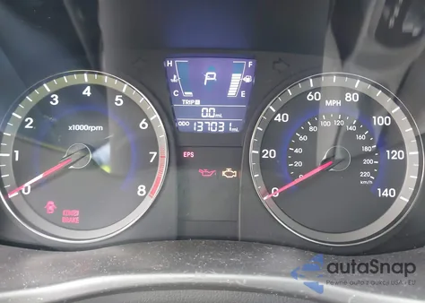 2013 Hyundai Accent Gls из США, поврежденный, VIN KMHCU4AE0DU576992